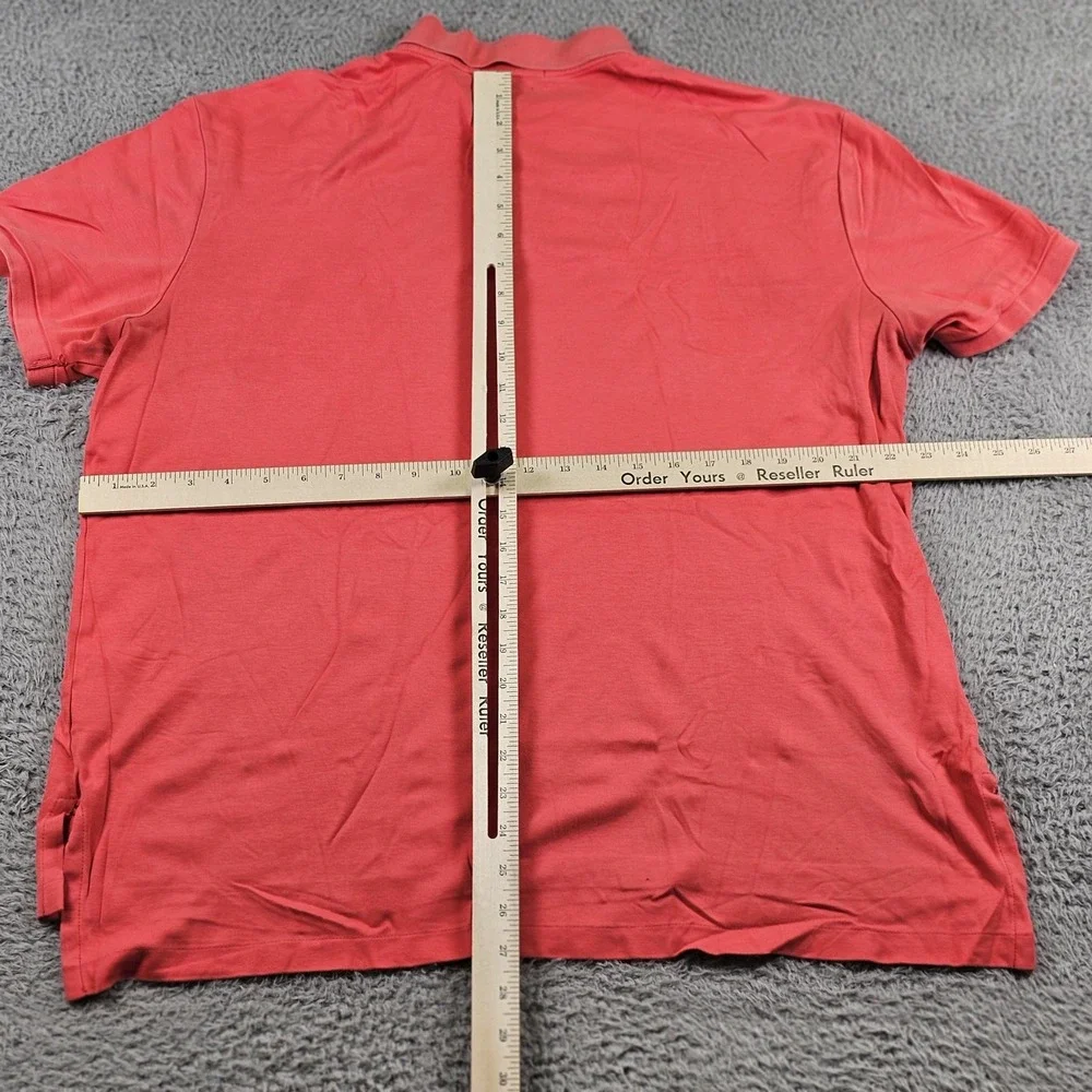 Ralph Lauren Polo Shirt Mens‎ XL Pink Pima Soft Touch Short Sleeve Golf Casual